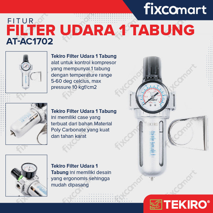 TEKIRO SARINGAN UDARA 1 TABUNG - FILTER UDARA - FILTER