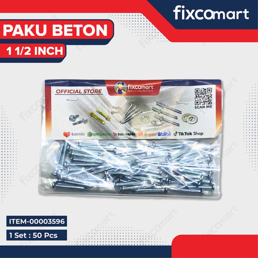 Paket Paku Beton / Paku Tembok Camel 1 1/2 inch (50 Pcs)