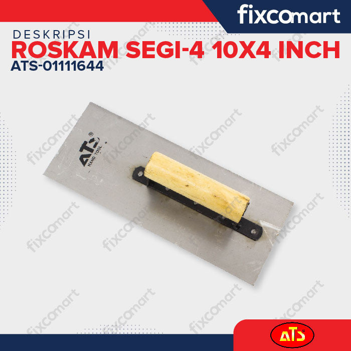 Roskam Besi Gagang Kayu ATS - Alat Aci