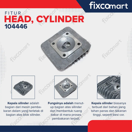 NP - HEAD CYLINDER ET950 / SILINDER KOP FIXCOMART