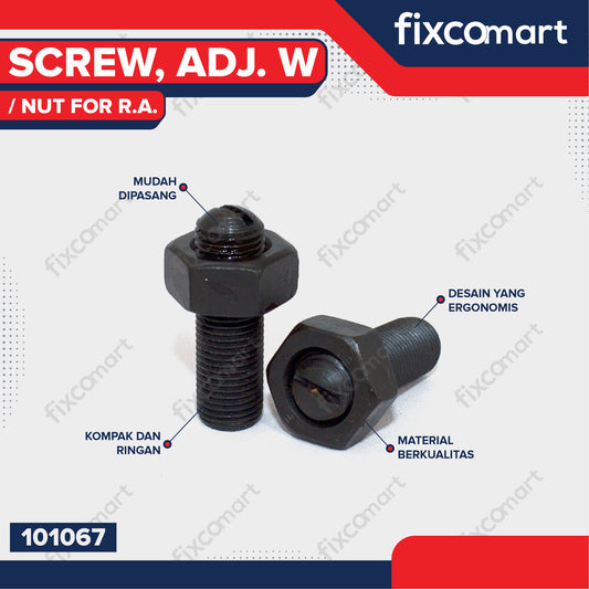 NP - SCREW ADJUSTING WITH NUT FOR ROCKER ARM R100 / BAUT STELAN PLATUK
