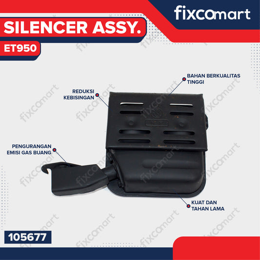 NP - SILENCER ASSY ET950 / KNALPOT