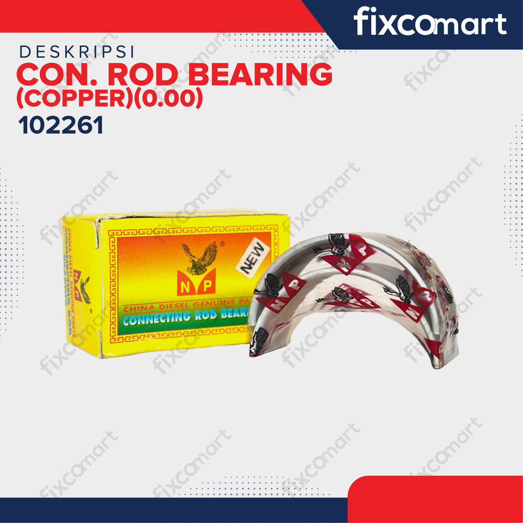 NP - CONNECTING ROD BEARING (COOPER) D180 / CPM / METAL JALAN