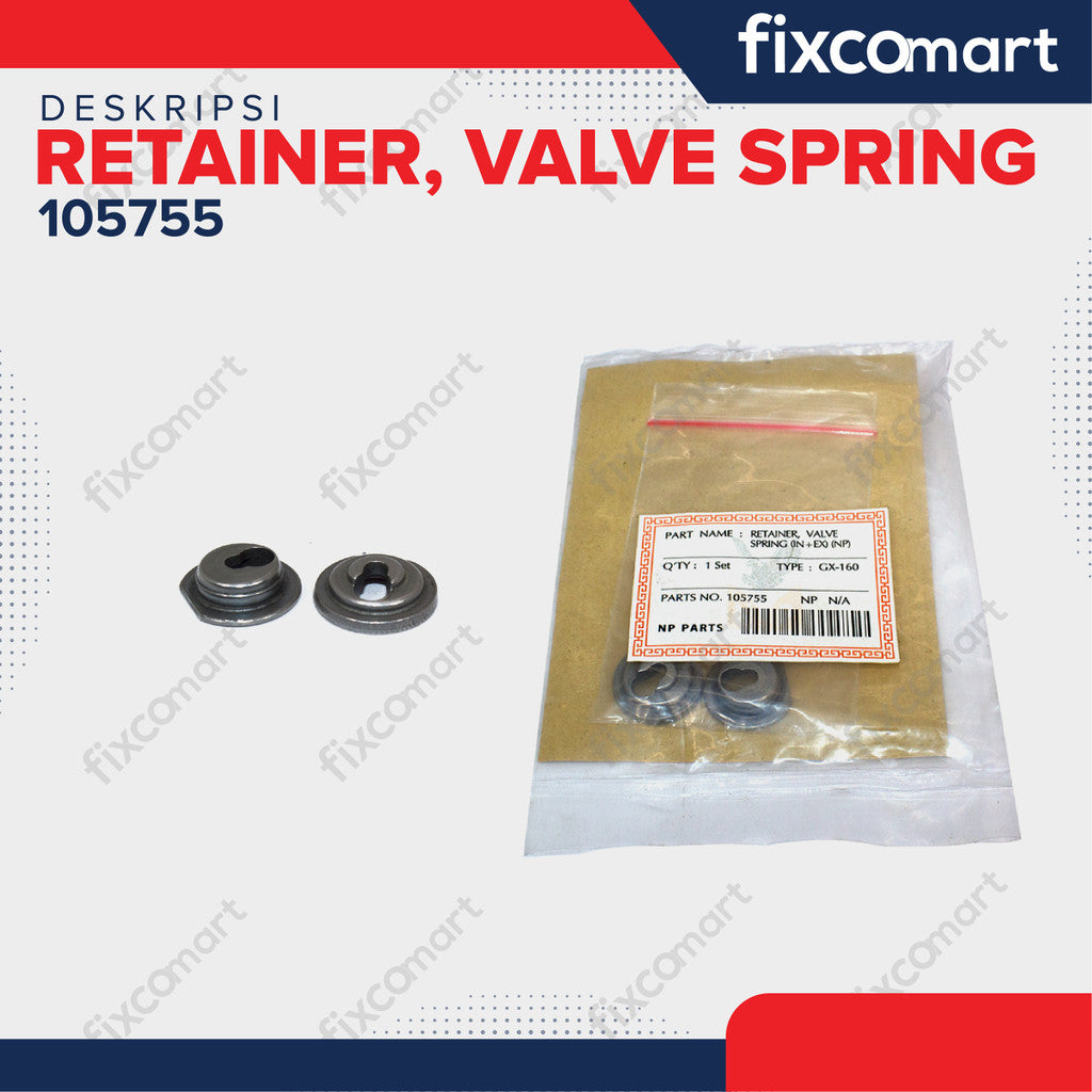 NP - RETAINER VALVE SPRING (IN+EX) GX160 / TOPI KLEP