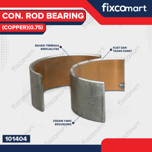 NP - CONNECTING ROD BEARING (0.75)(COOPER) S195 / CPM / METAL JALAN