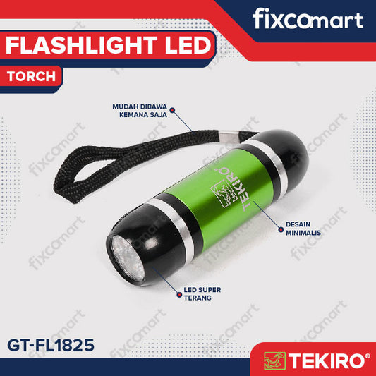 TEKIRO FLASHLIGHT LED TORCH / SENTER LED / PERKAKAS