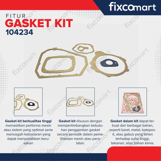 NP - GASKET KIT R100 / PAKING SET FIXCOMART