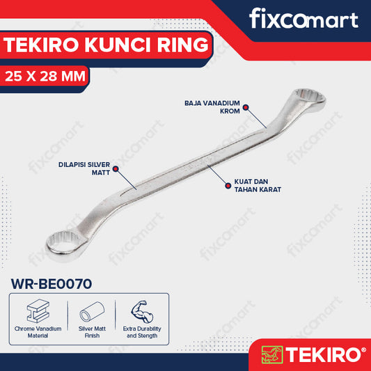 Tekiro Box End Wrench / Tekiro Kunci Ring 17 - 32 MM