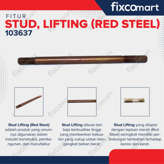 NP - STUD LIFTING S195 / BAUT GANTUNGAN MESIN FIXCOMART