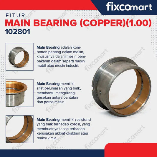 NP - MAIN BEARING (COOPER) S195 / METAL DUDUK FIXCOMART