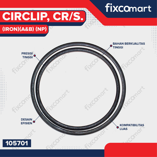 NP - CIRCLIP CRANKSHAFT BEARING (IRON) S1110 / SNAP RING KRUK AS