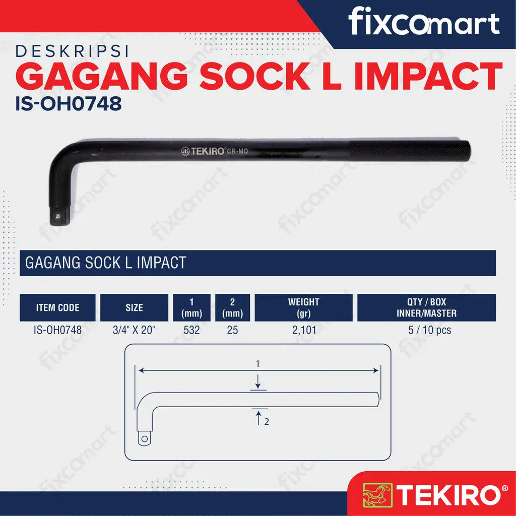 TEKIRO IMPACT OFFSET HANDLE FIXCOMART