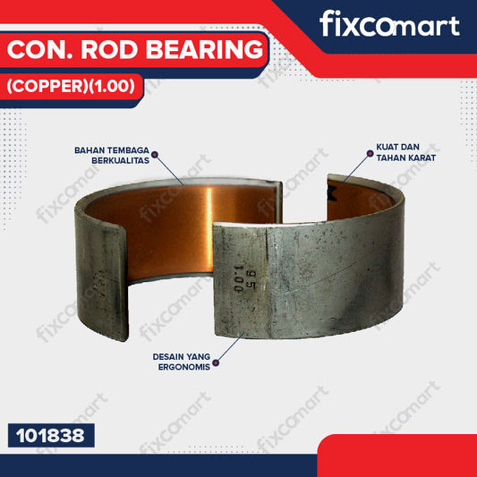 NP - CONNECTING ROD BEARING (1.00)(COOPER) S195 / CPM / METAL JALAN