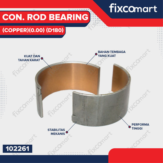 NP - CONNECTING ROD BEARING (COOPER) D180 / CPM / METAL JALAN