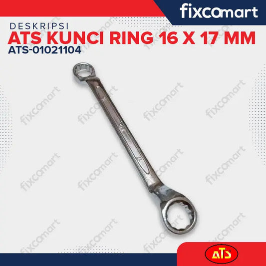 KUNCI RING "ATS" 16X17MM FIXCOMART