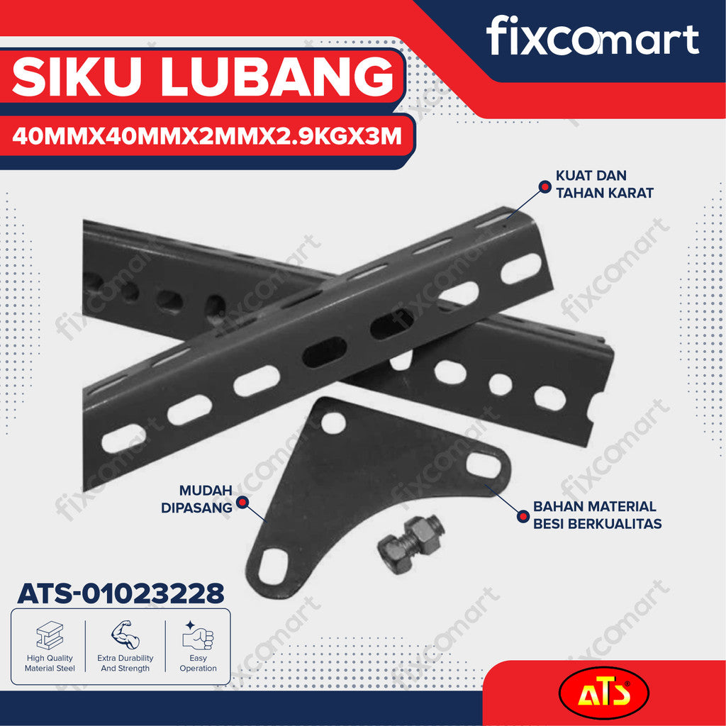 SIKU LUBANG "ATS" 40MMX40MMX2MMX2.9KGX3M (023228)