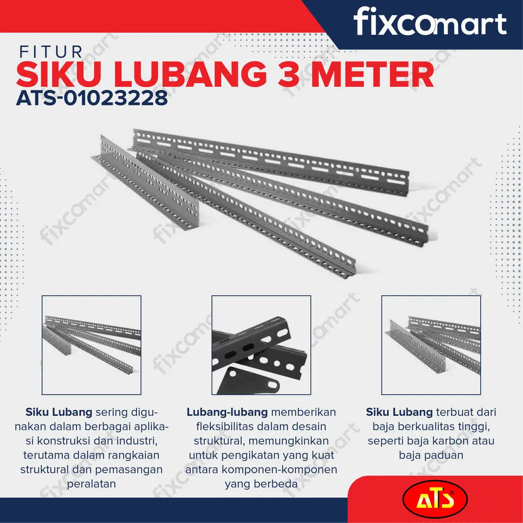 SIKU LUBANG "ATS" 40MMX40MMX2MMX2.9KGX3M (023228) FIXCOMART