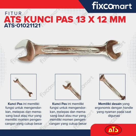 KUNCI PAS "ATS" 12X13MM - ATS Hardware FIXCOMART