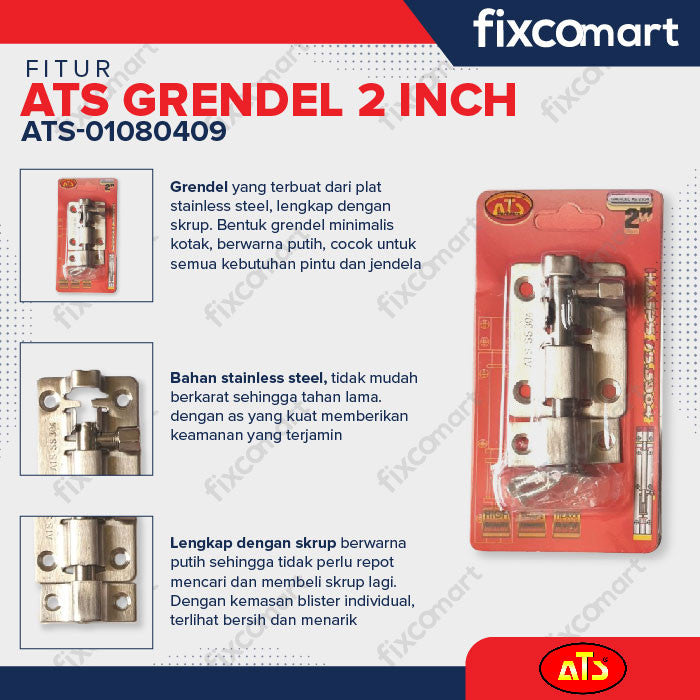 GRENDEL S.S304 "ATS" 2" 480P (PUTIH)