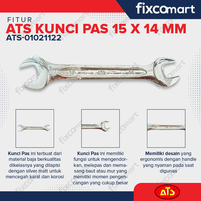 KUNCI PAS "ATS" 14X15MM - ATS Hardware