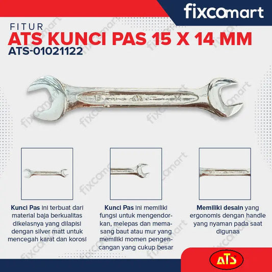KUNCI PAS "ATS" 14X15MM - ATS Hardware FIXCOMART