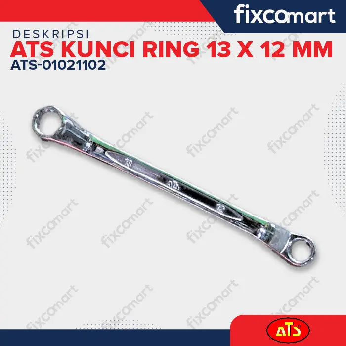 KUNCI RING "ATS" 12X13MM FIXCOMART