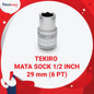 Tekiro Mata Sock 1/2 Inch 29 mm 6PT