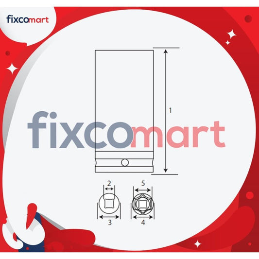 Tekiro Deep Impact / Mata Sock Socket 1/2 inch 6 PT - 29 mm