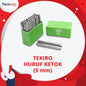 Tekiro Huruf Ketok 5 Mm / Tekiro Punch Letter