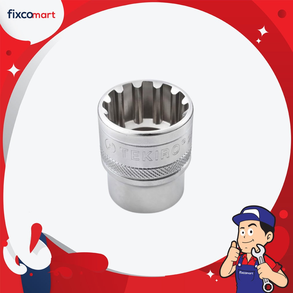 Tekiro Mata Sock Spline 1/2 Inch 22 mm / Tekiro Spline Socket