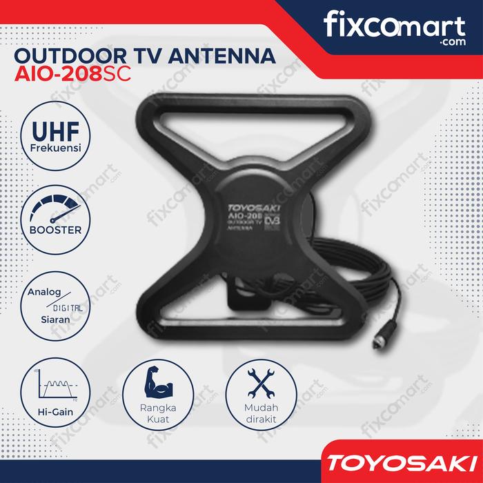 ANTENA TV Digital Outdoor Toyosaki AIO 208 SC USB DVB