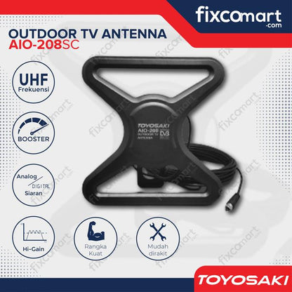 ANTENA TV Digital Outdoor Toyosaki AIO 208 SC USB DVB