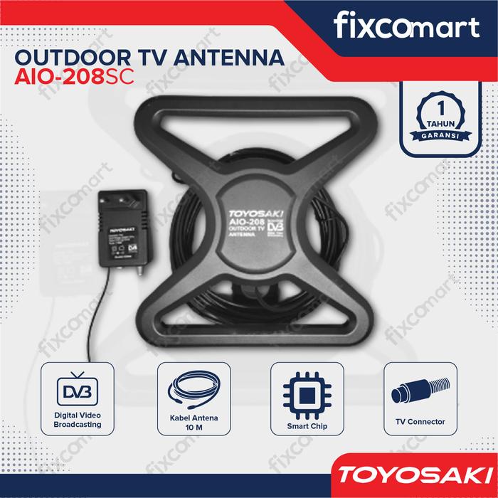 ANTENA TV Digital Outdoor Toyosaki AIO 208 SC USB DVB