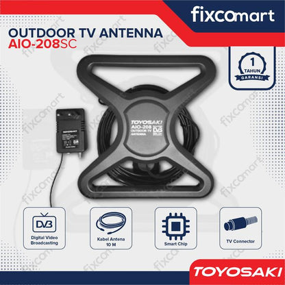 ANTENA TV Digital Outdoor Toyosaki AIO 208 SC USB DVB