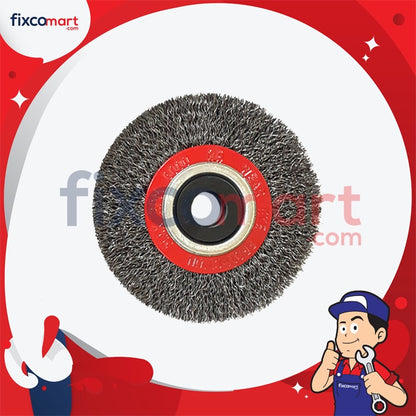 RYU Circular Brush Crimped 5 Inch 125 mm / Sikat Kawat