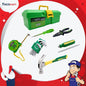TEKIRO Paket Tekiro Tool Set Rumah Tangga Obeng Tang Meteran Palu Kunci L Toolbox