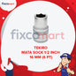 TEKIRO Socket / Mata Sock 1/2 Inch DR 6PT / 6 PT 8 - 19 MM - 16 MM 6PT