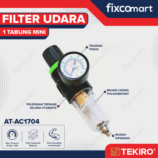 Tekiro Saringan Udara Mini 1 Tabung - Tekiro Mini Air Control Unit Single