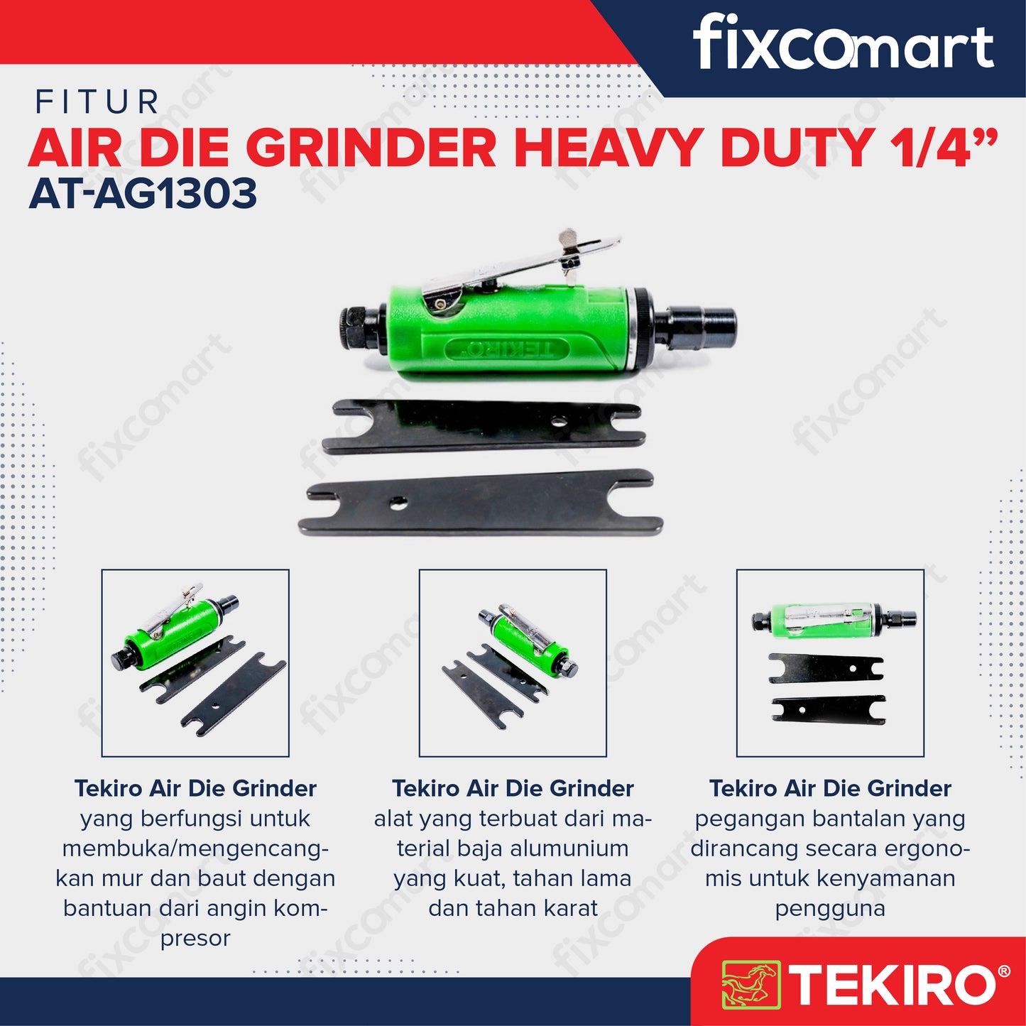 Tekiro Air Die Grinder 1/4 Inch