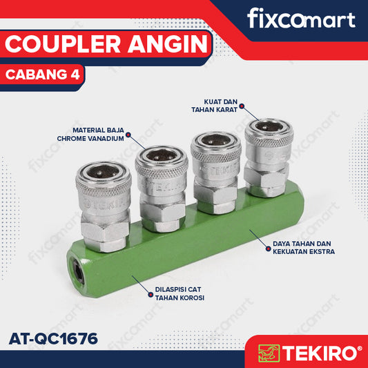 Tekiro Coupler Cabang 4 / Tekiro Quick Coupler 4 Way