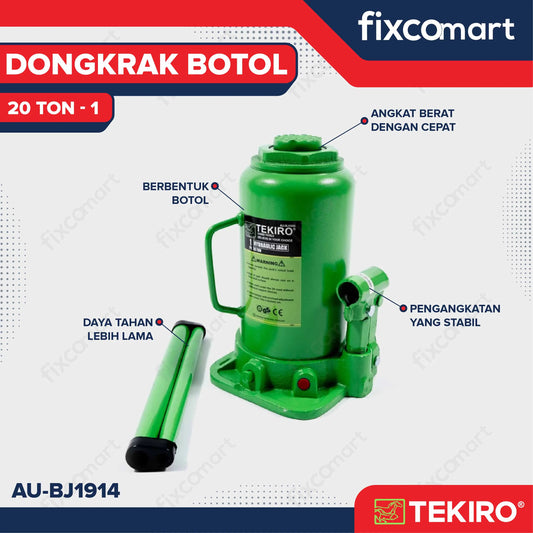 Tekiro Dongkrak Botol 20 Ton FIXCOMART