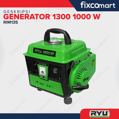 Ryu Mesin Genset 2 Tak / Ryu Genset Rg1300 / Mesin Generator FIXCOMART