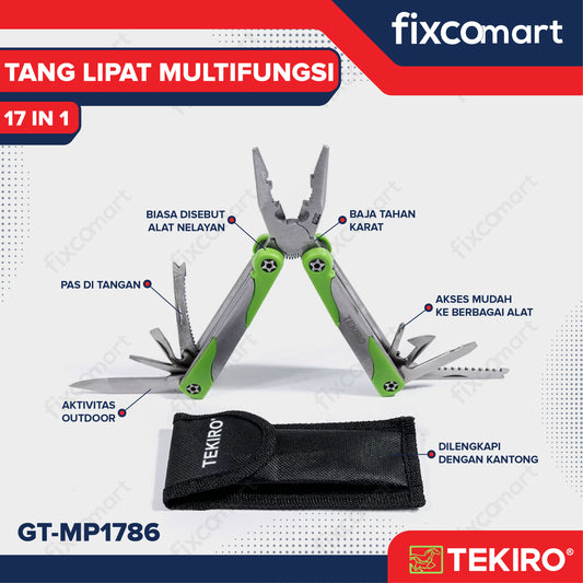 TEKIRO Tang Lipat Multifungsi 17 In 1