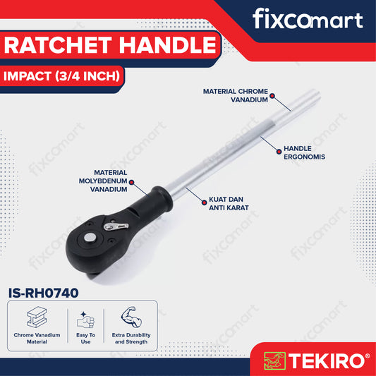Tekiro Ratchet Handle Impact 3/4 X 20 Inch / Tekiro Gagang Ratchet Impact