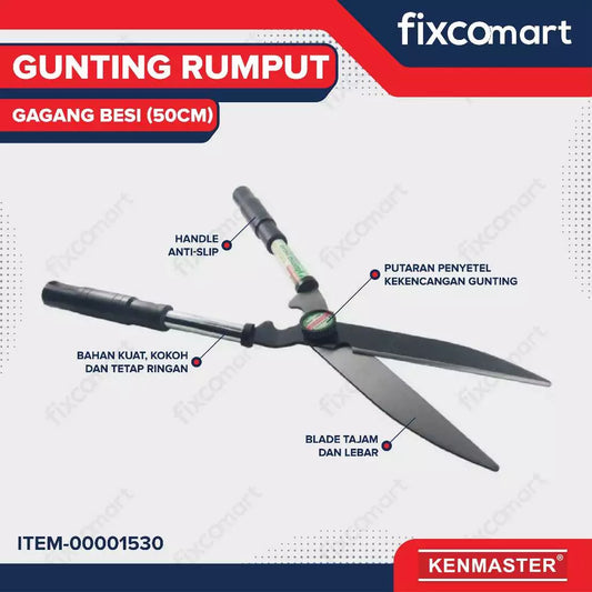 KENMASTER Gunting Rumput Gagang Besi