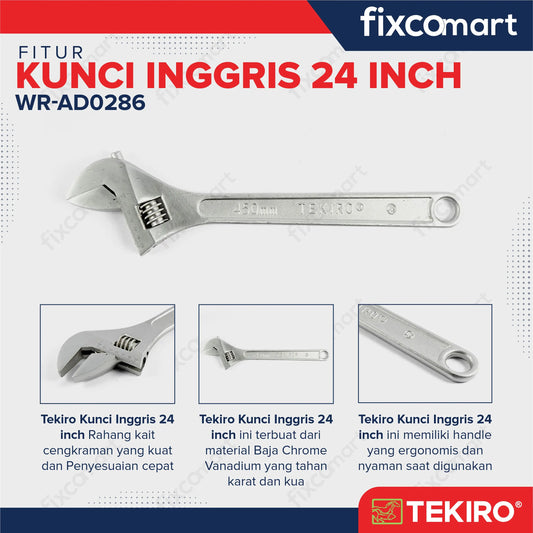 Tekiro Kunci Inggris 24 Inch FIXCOMART