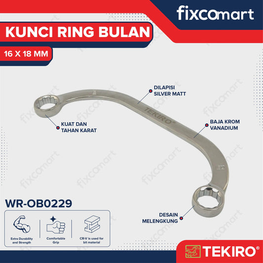 Tekiro Obstruction Wrench 16 X 18 mm FIXCOMART