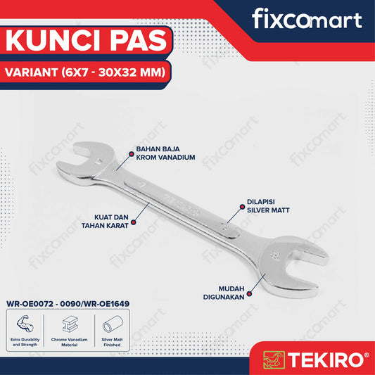 Tekiro Kunci Inggris 18 Inch Hitam / Kunci Inggris Hitam FIXCOMART