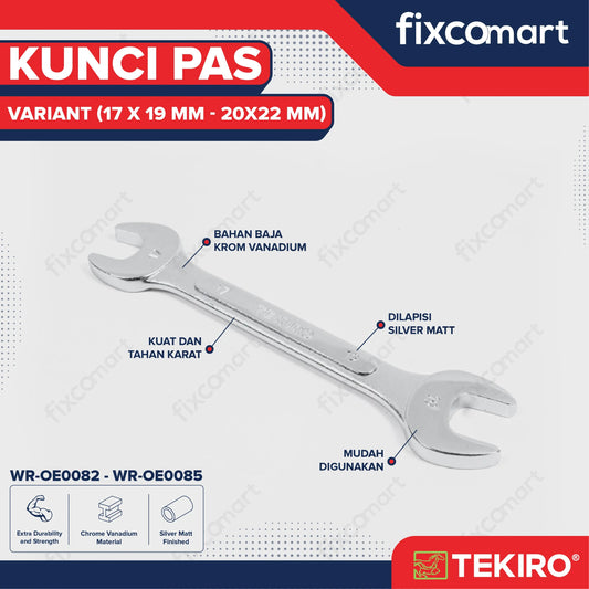 Tekiro Kunci Pas 17 X 19 mm - 20X22 MM FIXCOMART