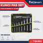 Tekiro Kunci Ring Set 8 Pcs 75 Derajat (6-24 Mm) / Box End Wrench